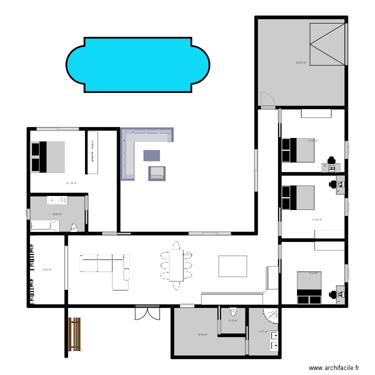 HOME. Plan de 0 pièce et 0 m2