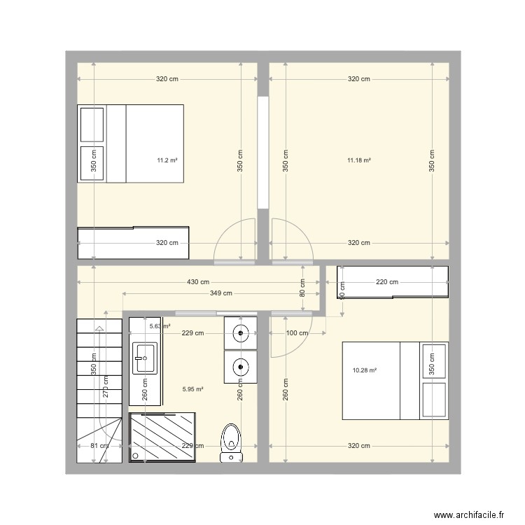 new house small 3. Plan de 0 pièce et 0 m2