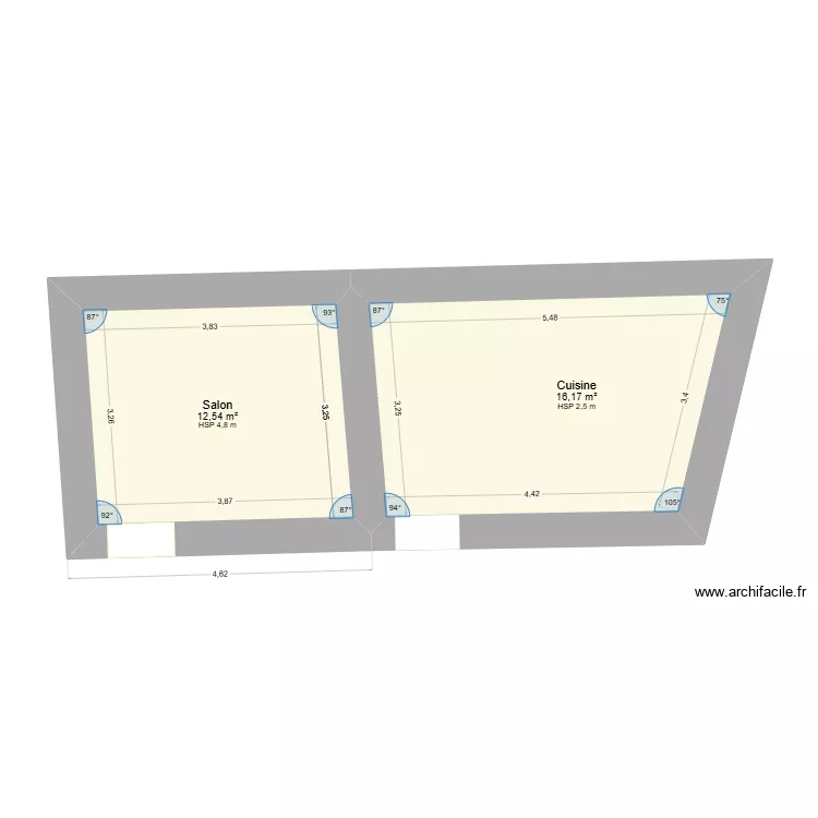 GUIFFIER. Plan de 2 et 29 m² GUIFFIER. Plan de 2 et 29 m²