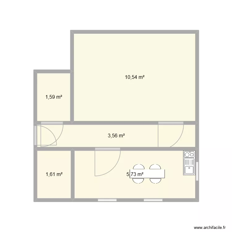 plan d \'extention sdc. Plan de 5  et 23 m²