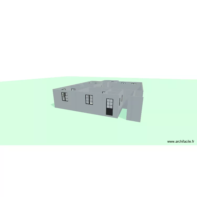 Ma Maison &agrave; BIBUA. Plan de 
