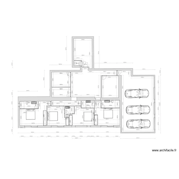 Hermas r&eacute;nov R-1. Plan de 
