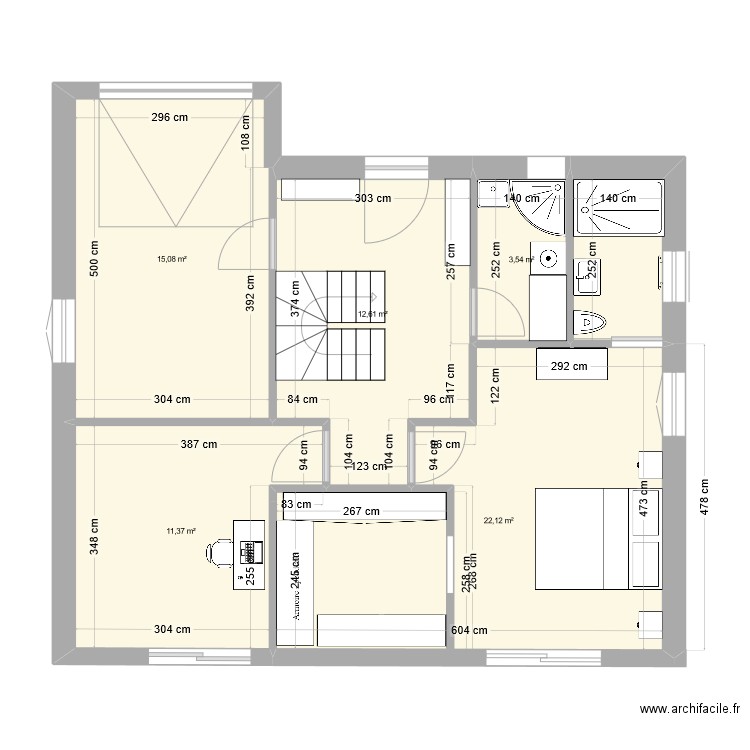 Thib +2. Plan de 0 pièce et 0 m2