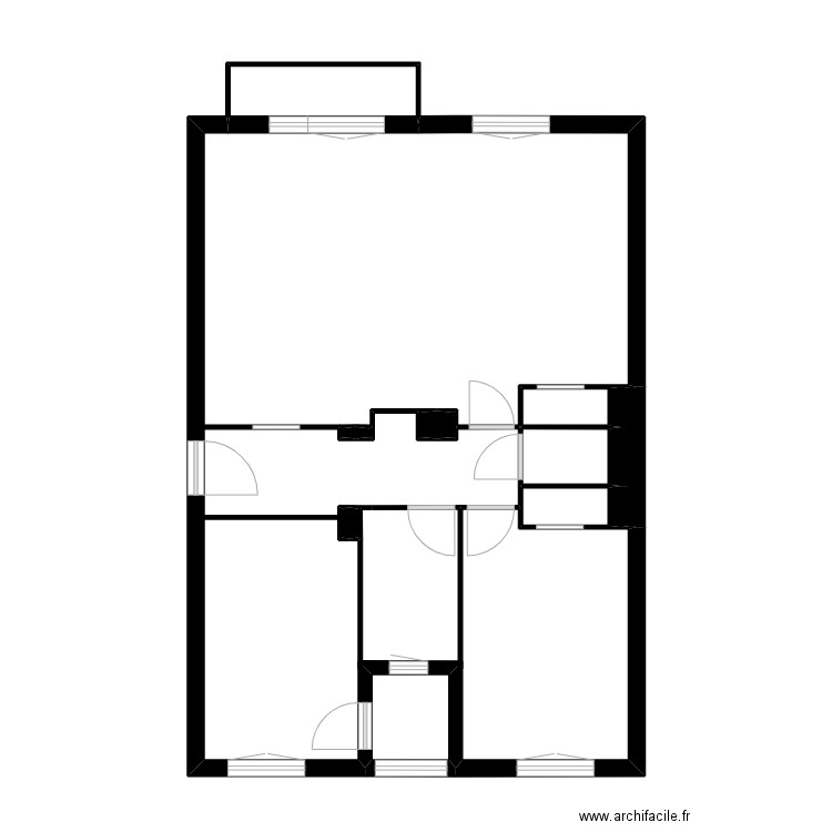 BELEVED. Plan de 12 pièces et 64 m2