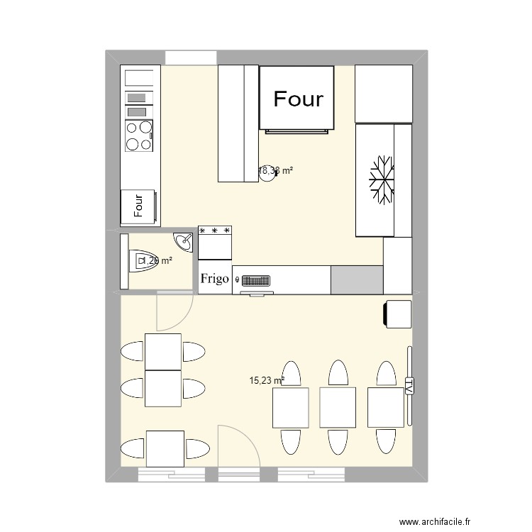la casa. Plan de 0 pièce et 0 m2
