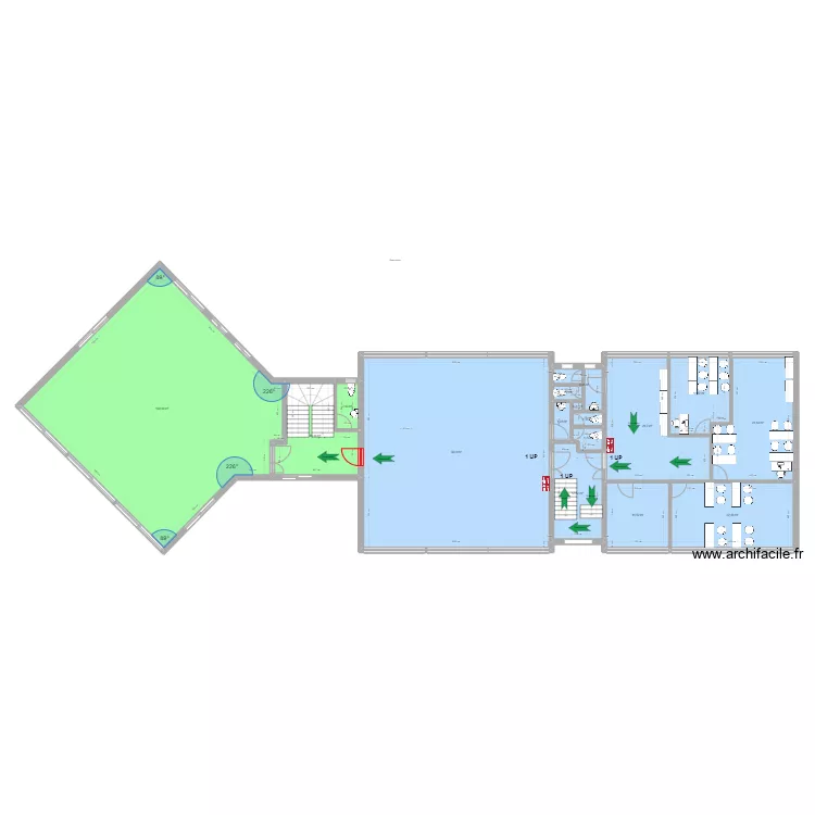 Modification R+1 Guillemin. Plan de 