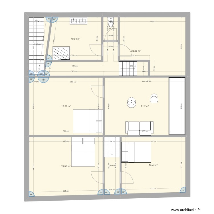 VIELLA. Plan de 0 pièce et 0 m2