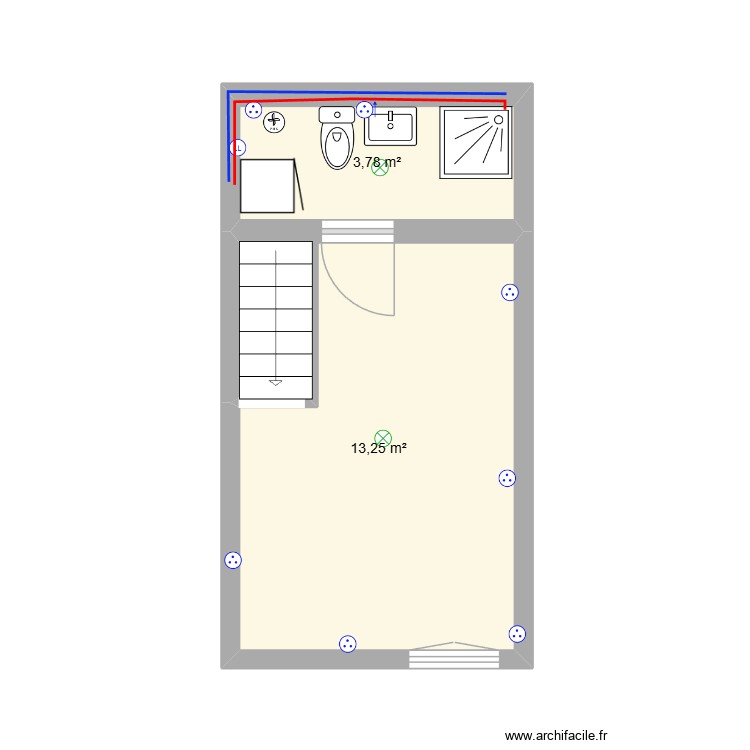 maison haut. Plan de 0 pièce et 0 m2