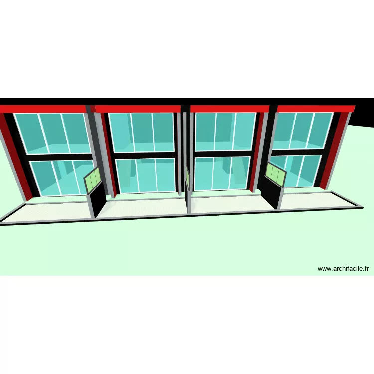 NEW STYLE WITH ROUFTOP. Plan de 32  et 564 m²