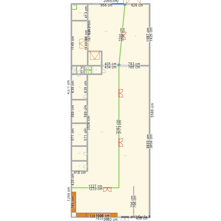 Entrepot CS - Projet. Plan de 0 pièce et 0 m2
