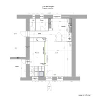 Entr'axe  Poteaux Espace Escalier* 