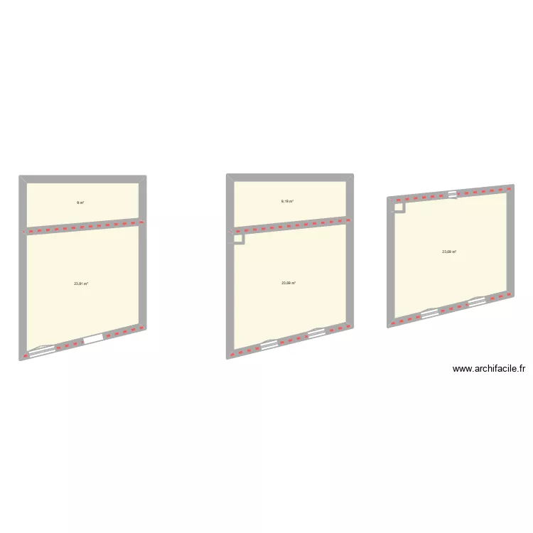 MAISON LEO. Plan de 5  et 89 m²