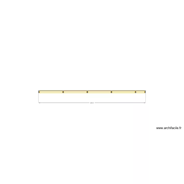 ISOLATION CABANON. Plan de 