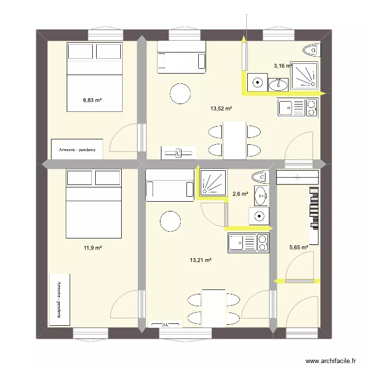 Plan Strasbourg version 3. Plan de 