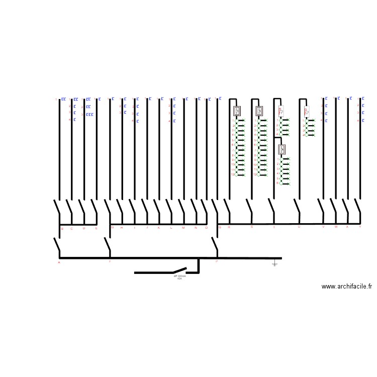 benoit cablage . Plan de 0 pièce et 0 m2