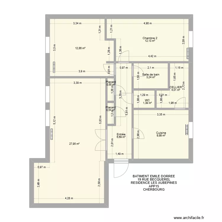 BAT EMILE DORREE APP15. Plan de 