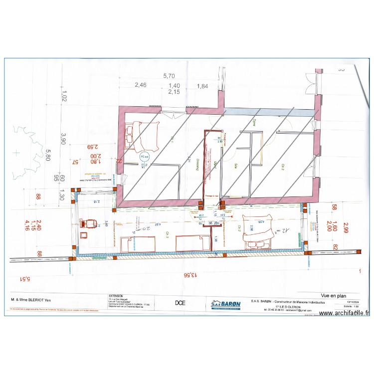 BLERIOT. Plan de 0 pièce et 0 m2