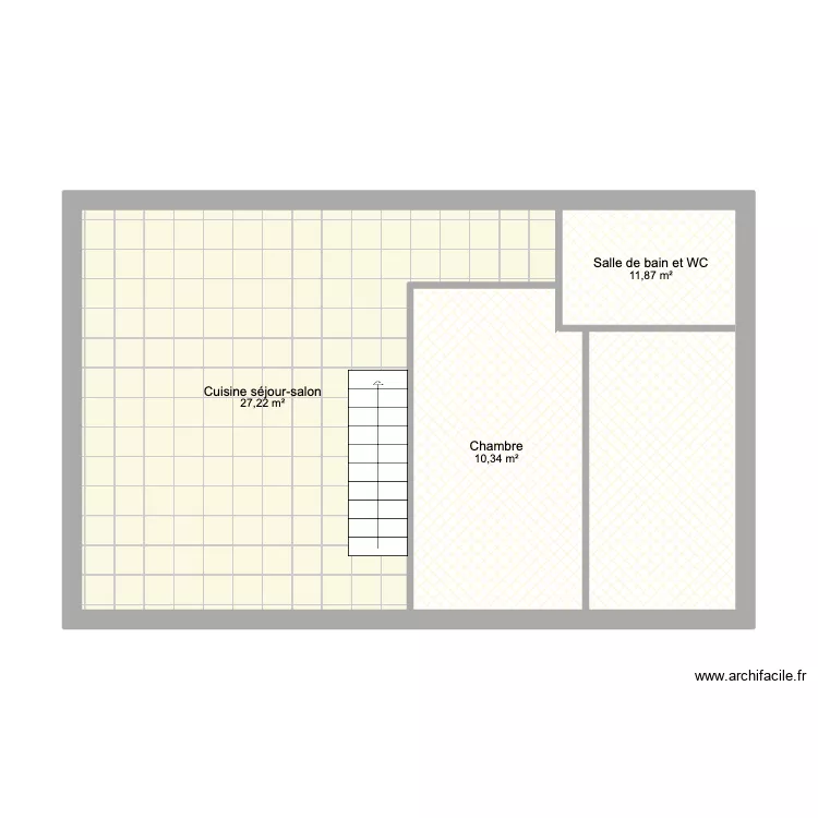 rdc lotA. Plan de 3 et 49 m² rdc lotA. Plan de 3 et 49 m²