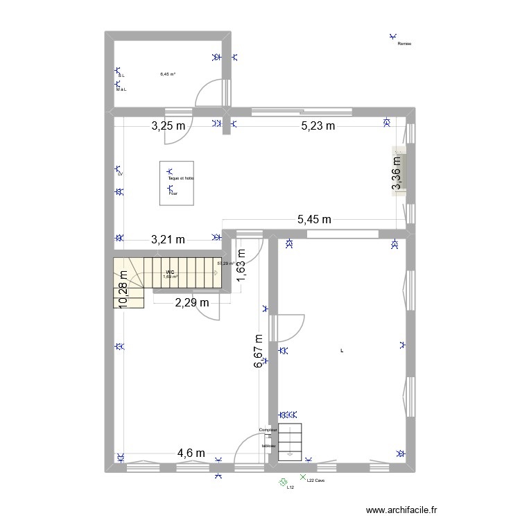 Plan prise et appareil janvier 2026. Plan de 0 pièce et 0 m2