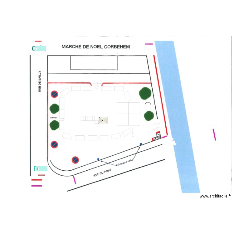 plan noel 2023. Plan de 0 pièce et 0 m2