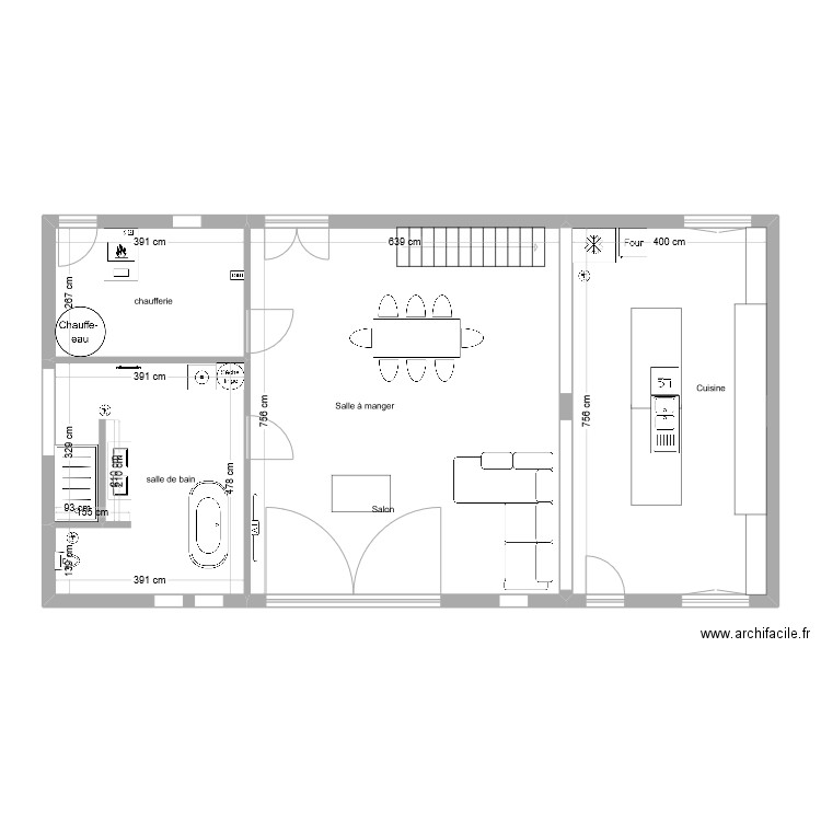 Antoine Eliot 0. Plan de 4 pièces et 107 m2