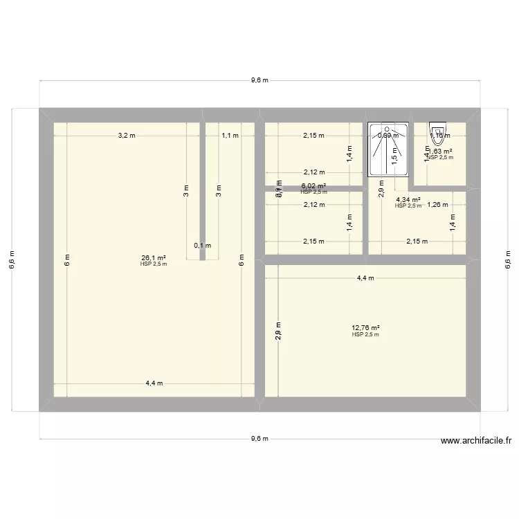 Projet E&eacute;s&eacute; 5. Plan de 