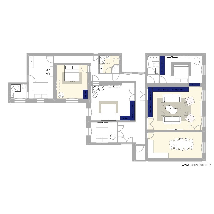 Marignan 1. Plan de 0 pièce et 0 m2