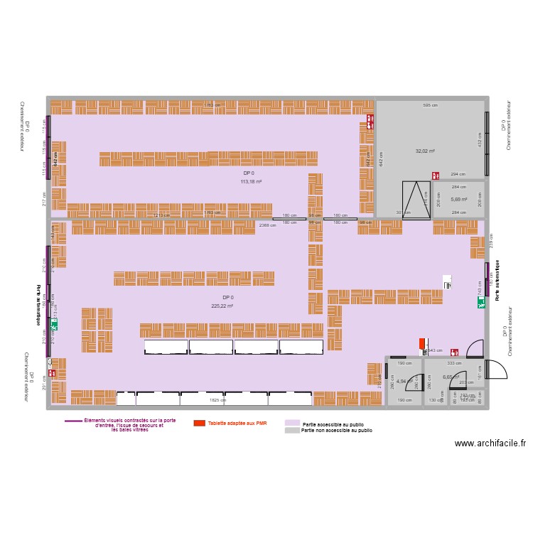 LE DÉPÔT APRES TRAVAUX. Plan de 0 pièce et 0 m2