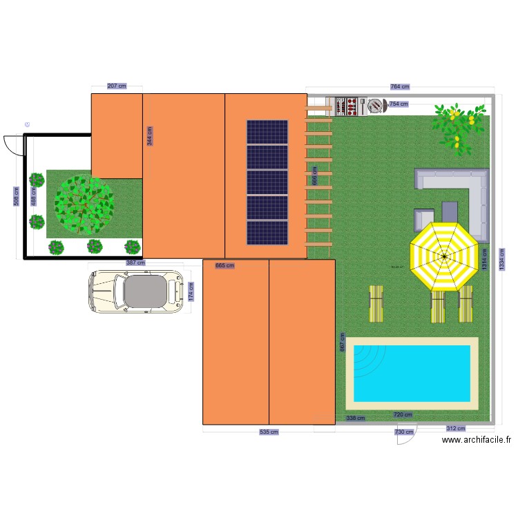 JARDIN Istres. Plan de 0 pièce et 0 m2