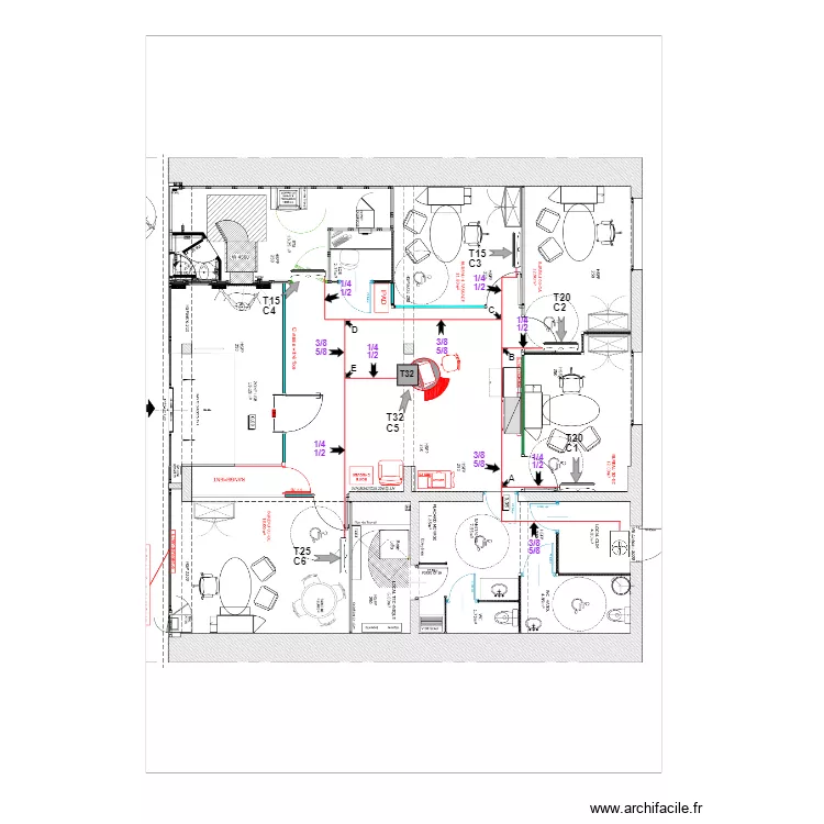 Caisse D'Epargne Climatisation Mural la Métard . Plan de Caisse D'Epargne Climatisation Mural la Métard . Plan de