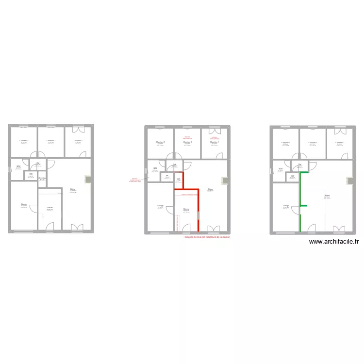 GIANNICHI SOEUR. Plan de 