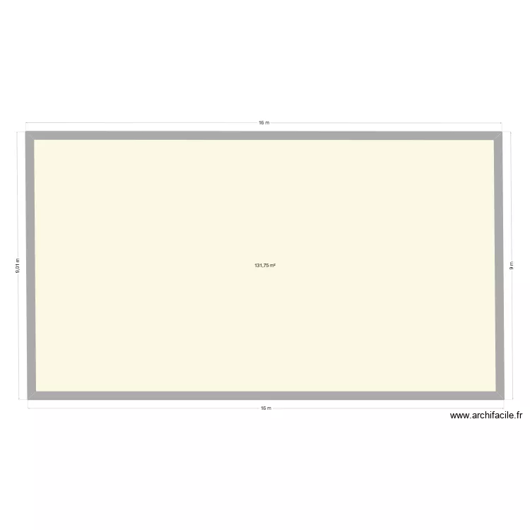 maison bis. Plan de 1  et 132 m²