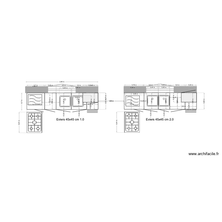 Plan travail cuisine St Paul final. Plan de Plan travail cuisine St Paul final. Plan de