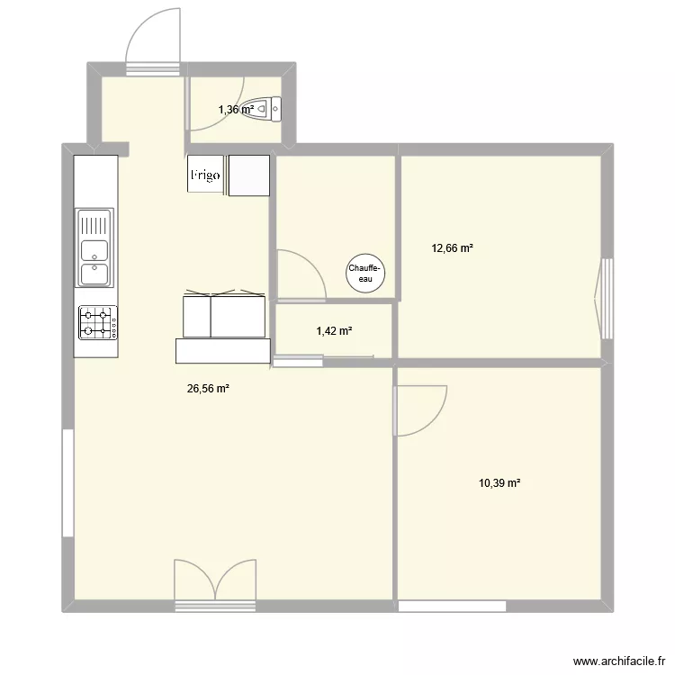 Lacanau_V2. Plan de 5 et 52 m² Lacanau_V2. Plan de 5 et 52 m²