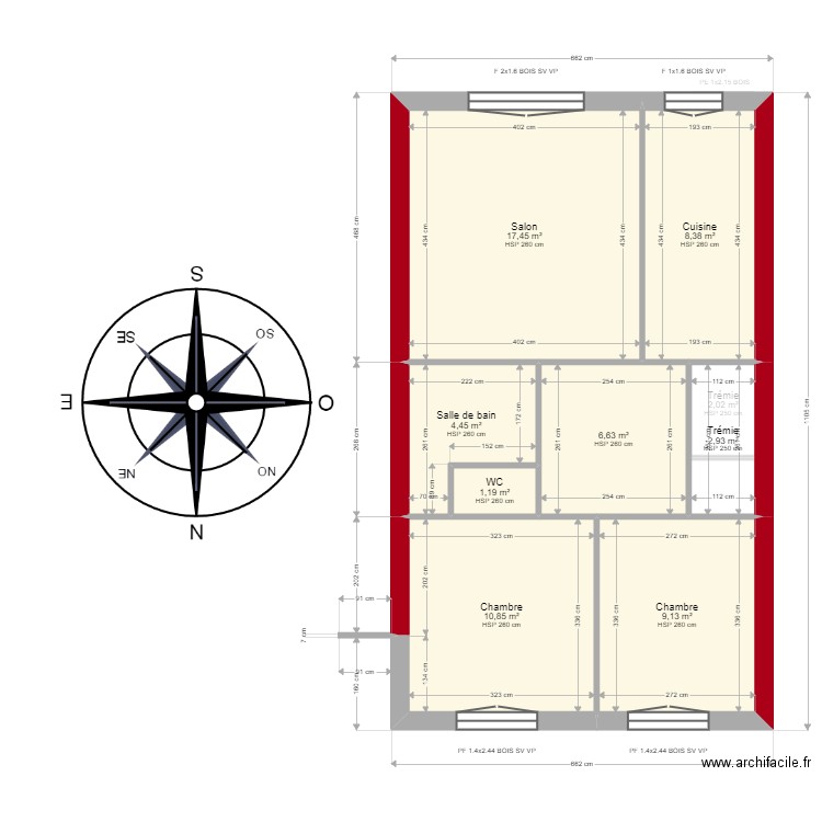 ML24004617 - AITALIE. Plan de 11 pièces et 123 m2