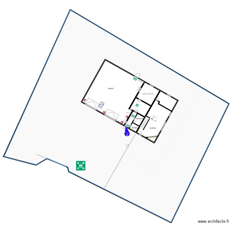 DEBIOLLE. Plan de 17 pièces et -2908 m2