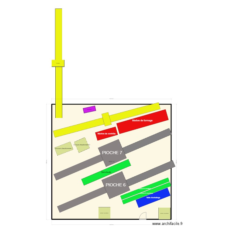 POS PIOCHE 6/7. Plan de 0 pièce et 0 m2