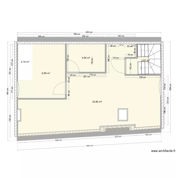Appartement 3ème étage COTATION BA13. Plan de Appartement 3ème étage COTATION BA13. Plan de