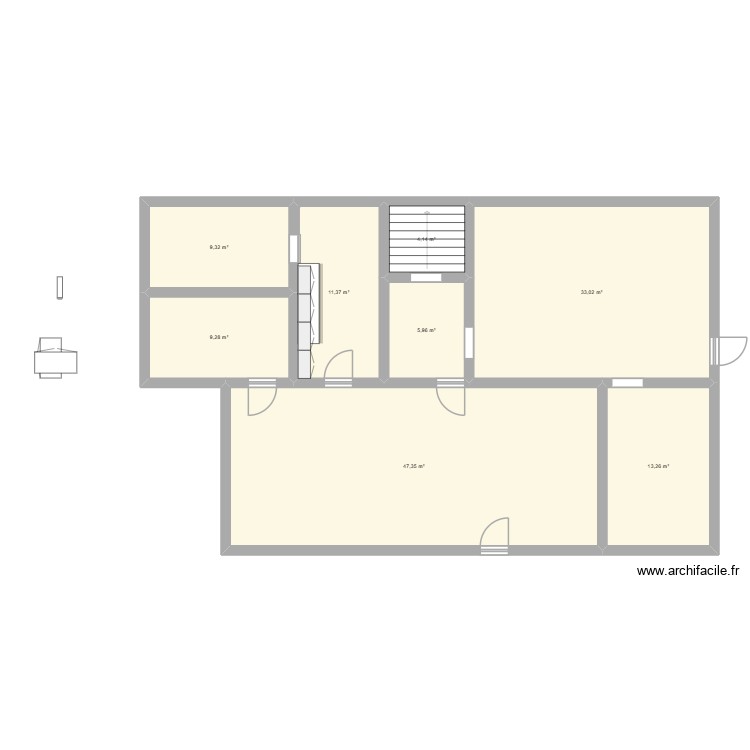 plan de vente. Plan de 0 pièce et 0 m2
