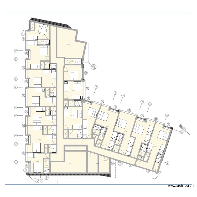 Godlimann Street V2. Plan de 47 pièces et 458 m2