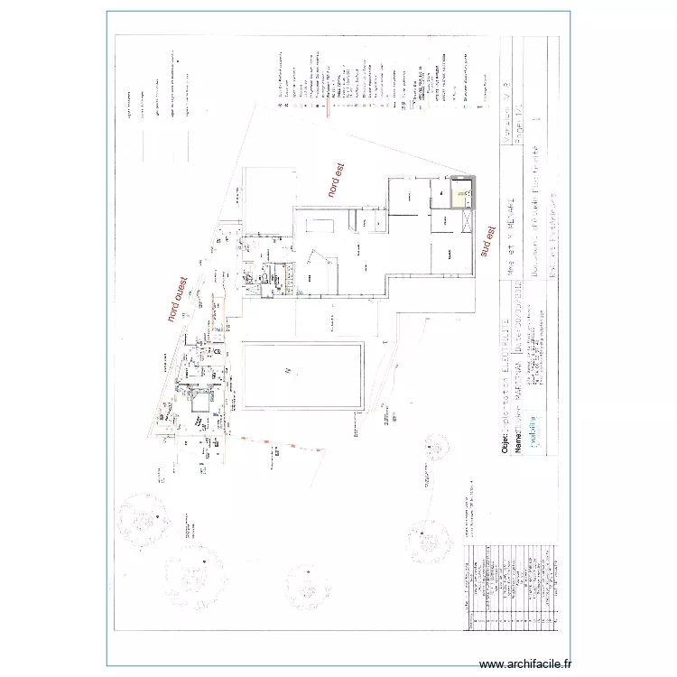 vue d'ensemble  maison Zelda . Plan de 