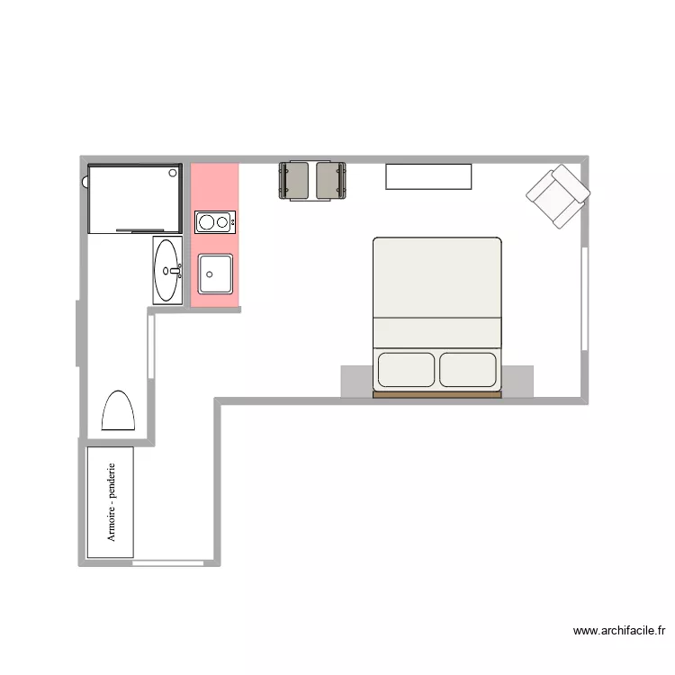 STUDIO ETOILE BIS. Plan de STUDIO ETOILE BIS. Plan de
