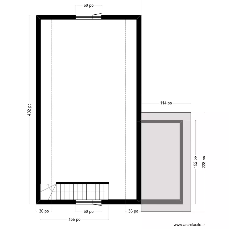 Marlene garage étage bon. Plan de 2 et 69 m² Marlene garage étage bon. Plan de 2 et 69 m²