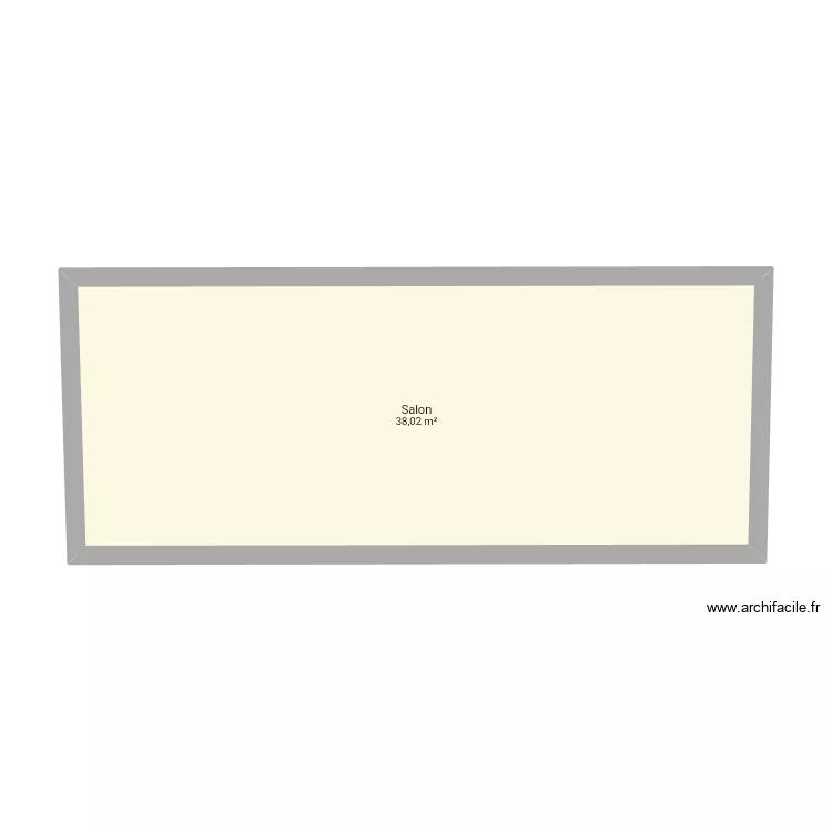 Maison. Plan de 1 et 38 m² Maison. Plan de 1 et 38 m²
