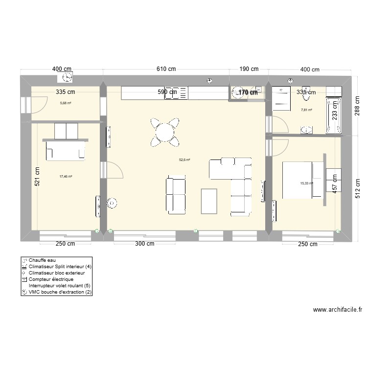 BASE 8 X 16. Plan de 0 pièce et 0 m2