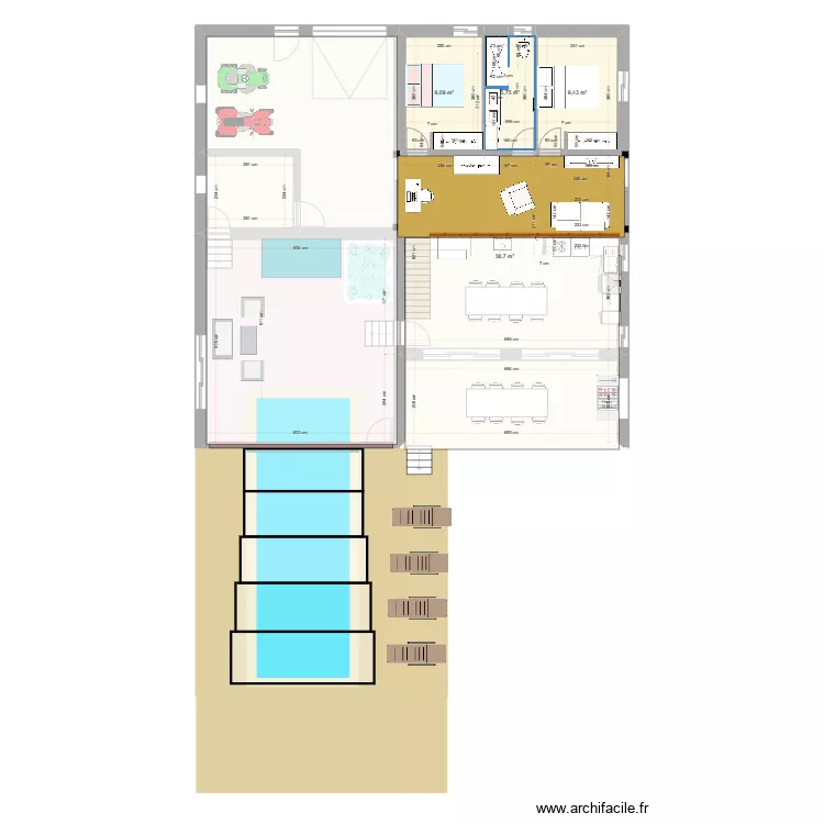 PLAN COUCOURON ETAGE2. Plan de 