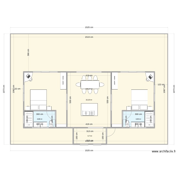R & L - Tapa. Plan de 5 pièces et 198 m2
