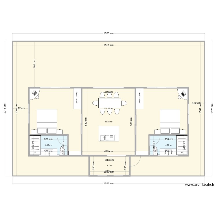 R & L - Tapa. Plan de 5 pièces et 198 m2