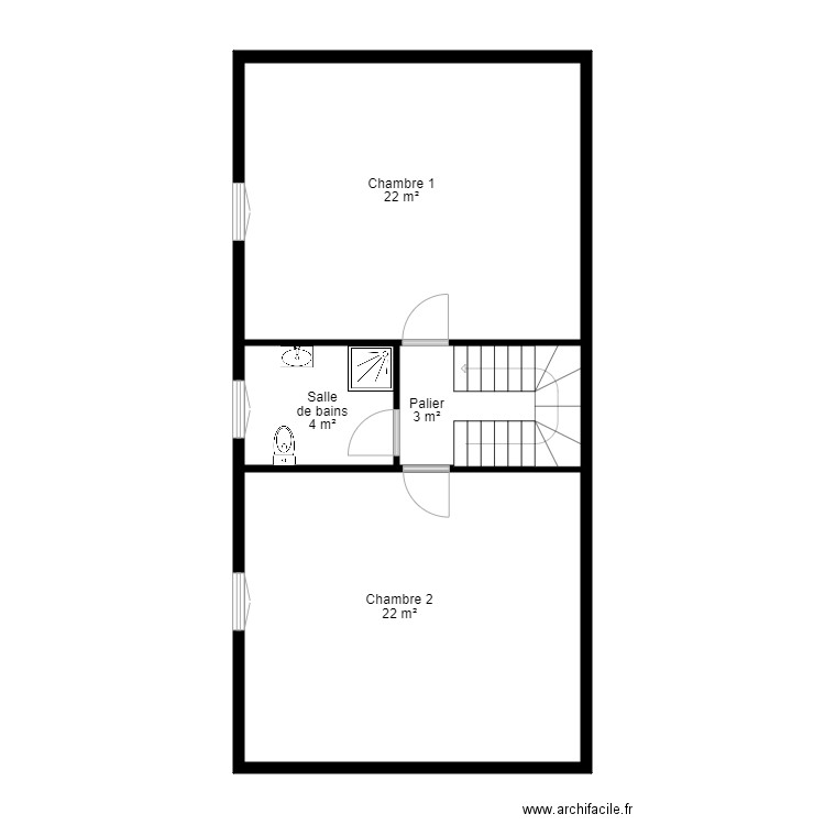 413982 ROUZIC. Plan de 8 pièces et 161 m2
