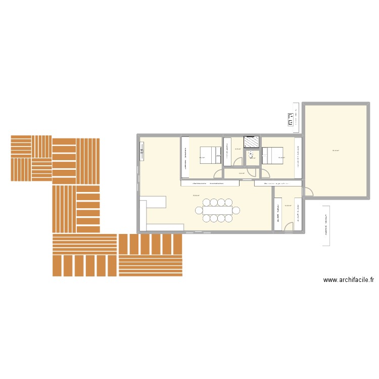 wilshausen2. Plan de 8 pièces et 182 m2